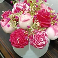 باکس گل شمعی و شمع