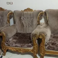 فروش مبل ۷ نفره دست دوم|مبلمان خانگی و میز عسلی|شاهدشهر, |دیوار