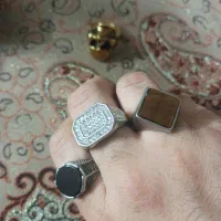 انگشتر مردانه یکجا ۴عدد استیل اصل|بدلیجات|شیراز, شهرک بزین|دیوار