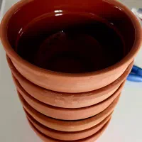 شش عدد کاسه سفالی نو