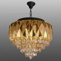 لوستر بشکه ای 12 لامپه نونو