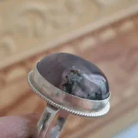 انگشتر عقیق سوسنی شجر منظره