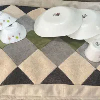 چهل تیکه دوزی|سفره، حوله، دستمال آشپزخانه|زبرخان, |دیوار