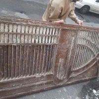 درب اهنی سالم بسیار سنگین|مصالح و تجهیزات ساختمان|رشت, گلسار|دیوار