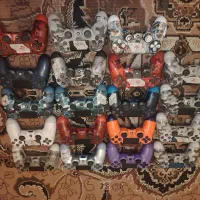 دسته های کپی طرحدار و مشکی ps4