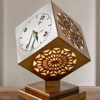 آباژور ساعت دار