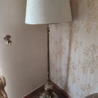 آباژور قدیمی بدنه تمام برنج