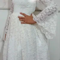 لباس عروس دخترانه سایز ۳۸|لباس|قم, شهرک امام حسن|دیوار