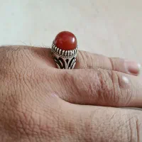 انگشتر(عقیق-آمیتیست-باباقوری)