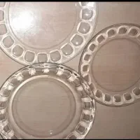 ۶دست بشقاب شیشه ای انگشتی