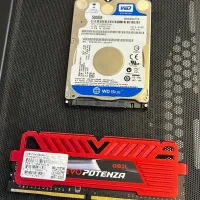 هارد لپ تاپی ۵۰۰ و رم DDR4 pc