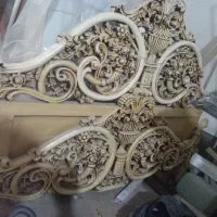 تخت دونفره طرح جام تمام چوب