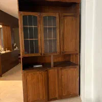 کتابخانه ، ویترین تمام چوب