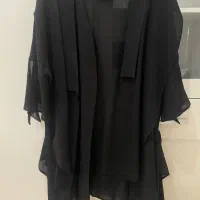 مانتو کرپ مشکی