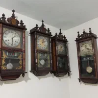 ساعت دیواری چوبی دو کوک کوکی اصل کره