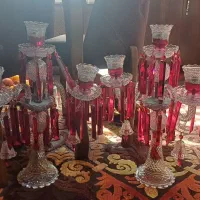 جفت شمعدان باکارات|صنایع دستی و سایر لوازم تزئینی|کرمان, |دیوار