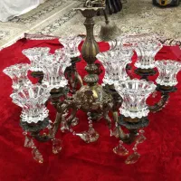 ۳ عدد لوستر برنز طرح ایتالیایی برنزی