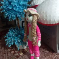 عروسک دست بافت|صنایع دستی و سایر لوازم تزئینی|یاسوج, |دیوار