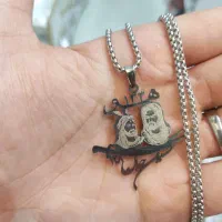 گردنبند شمایل امام حسین و حضرت ابوالفضل