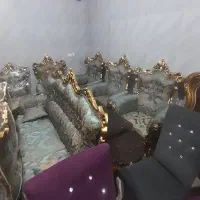 مبل سلطنتی ۹نفره همرابا غذاخوری ۸نفره در حد صفر|مبلمان خانگی و میز عسلی|خوی, |دیوار