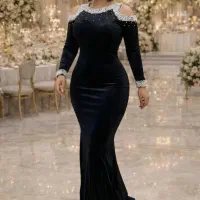 لباس مجلسی ماکسی مخمل ، شومیز ، کت شلوار / مانتو