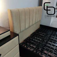 چوب برگ / تخت دو نفره / سرویس خواب لمسه / تخت خواب|تخت و سرویس خواب|مشهد, فرهنگیان (شهرک غرب)|دیوار