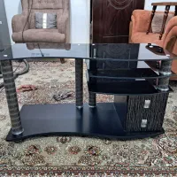 میز تلوزیون شیشه ای