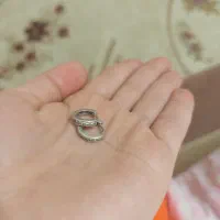 گوشواره. نقره ایتالیایی