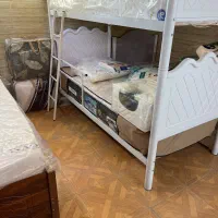 تخت دوطبقه سفید براق|تخت و سرویس خواب|اراک, |دیوار