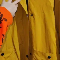 کاپشن بارانی خردلی زرد