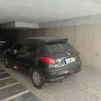 پژو206 تیپ 2 مشکی متالیک