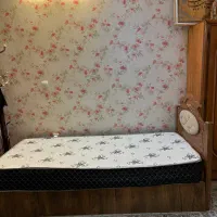 تخت یکنفره در حد نو|تخت و سرویس خواب|اصفهان, قلعه طبره|دیوار
