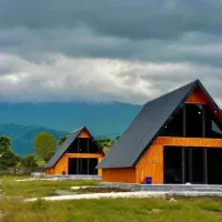 کلبه جکوزی دارمتل قو/کلبه استخردار/ویلامدرن