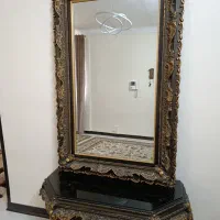 آینه و کنسول چوبی