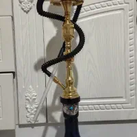 قلیون برنجی قدیمی|کلکسیون اشیاء عتیقه|زیرکوه, |دیوار