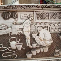 قاب قدیمی چینی سنگی هس