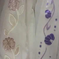 دو عدد پرده اتاق خواب یا پذیرایی  هر کدام ۷۰۰|پرده، رانر، رومیزی|شلمان, |دیوار