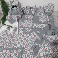 سرویس‌ آشپزخانه‌ نخ نواز|سفره، حوله، دستمال آشپزخانه|نورآباد, |دیوار