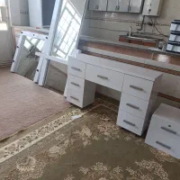 آینه کنسول همراه باکس آینه قدی سرشور صندلی میکاپ