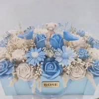 باکس گل شمع