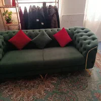مبل ده نفره همراه جلو مبلی و عسلی