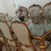 مبلمان ۷نفره ونهارخوری8نفره ومیزتی وی وکنسول