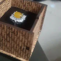 انگشتر نقره نگین عقیق|جواهرات|مشهد, جانباز|دیوار