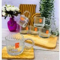 لیوان دسته مرواریدی