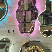 آینه بک لایت سکوریت لمینت ضد گلوله  لمسی دکوراتیو