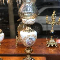 ست شمعدان کشکول چینی قیمت تولیدی|صنایع دستی و سایر لوازم تزئینی|تبریز, |دیوار