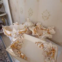 ست دکوری سرویس پذیرایی تزئینی میوه خوری شیرینی خور