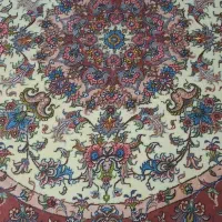 فرش دستبافت دایره (۲×۲) رج ۴۰ طرح خطیبی