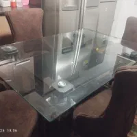 میز ناهارخوری ۴نفره|میز و صندلی غذاخوری|فومن, |دیوار