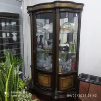 بوفه چوبی در حد نو|بوفه، ویترین، کنسول|نگین شهر, |دیوار